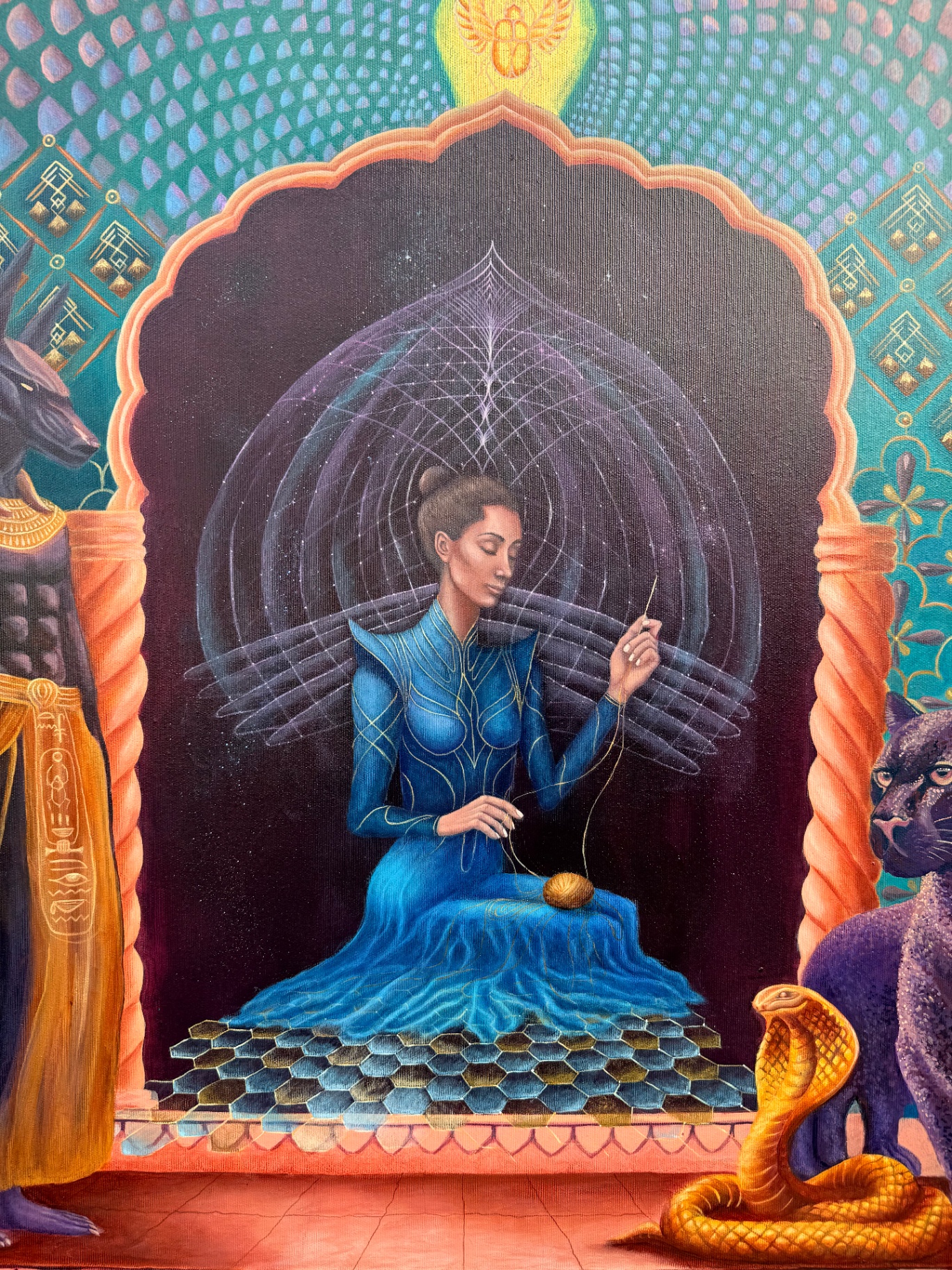 Gate of Duat — central figure and portal