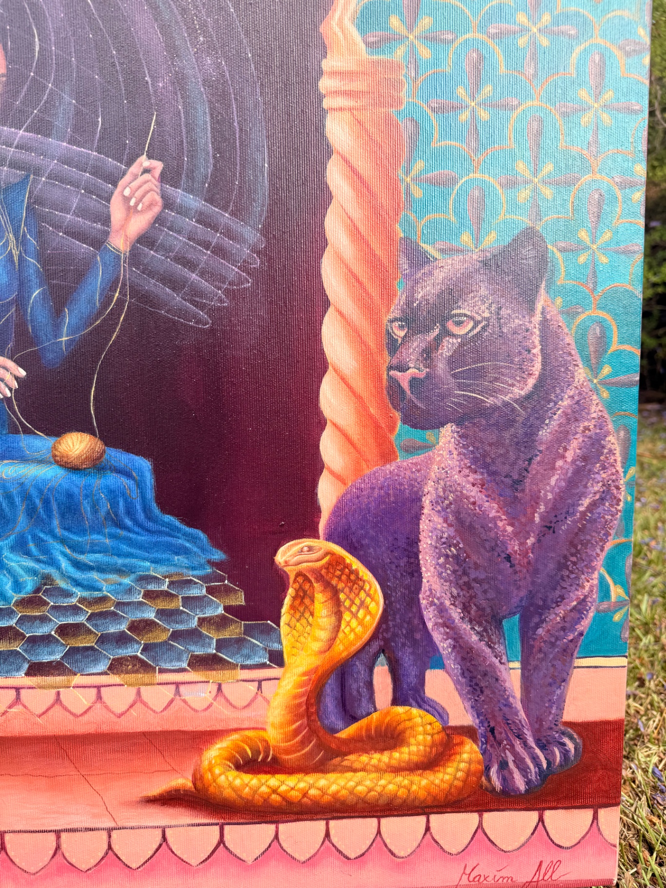Gate of Duat — panther and cobra detail