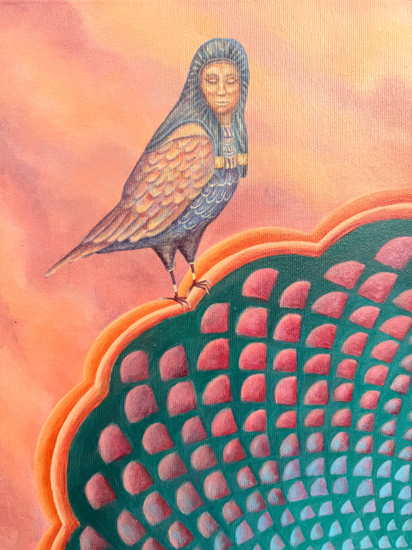 Gate of Duat — bird sentinel detail