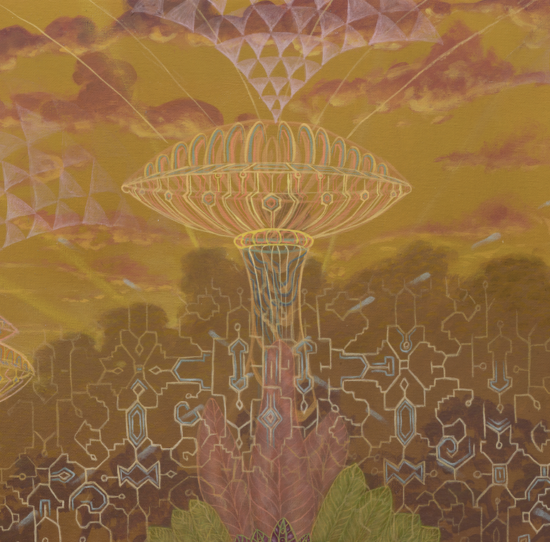 El Rezo de Pagé — celestial architecture detail