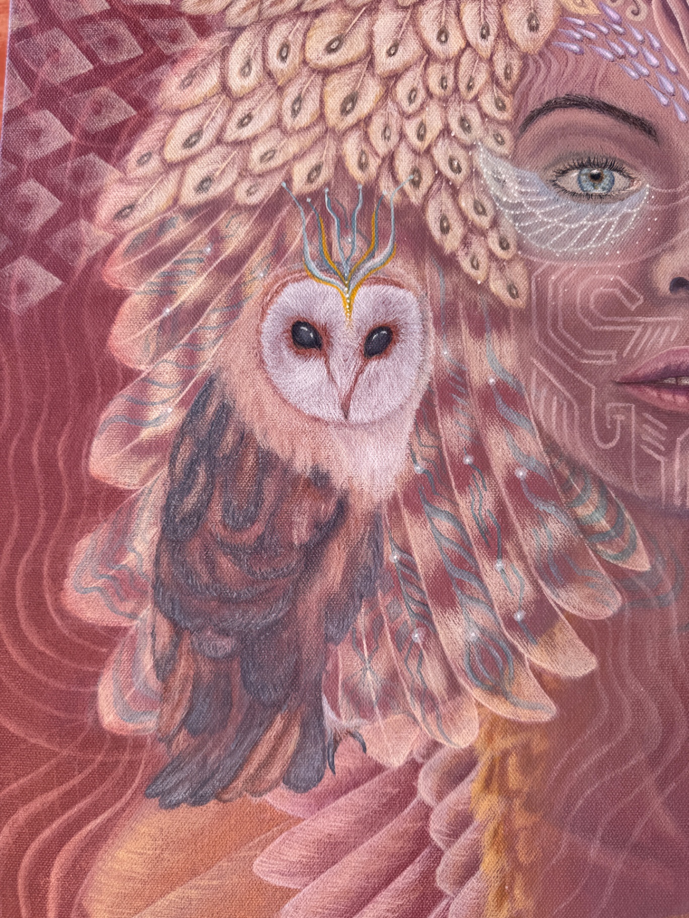 Sabia — owl & feathered crown